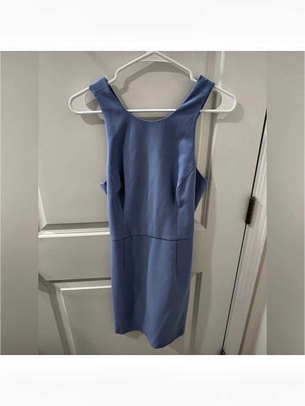 French Connection Sky Blue Sleeveless Midi Dress Size 2